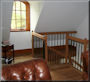 Alder Accessory Rail with Oil Rubbed Bronze balusters